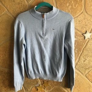 Vineyard Vines 1/4 zip pullover sweater. Size L